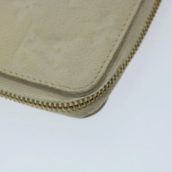 LOUIS VUITTON Empreinte Portefeuille Secret Ron Wallet White M93437 Auth 69536 - Picture 9 of 16